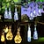 cheap Solar String Lights-Solar Wine Bottle Cork Light Diamond 20 LED Copper Wire Outdoor Waterproof Fairy Tale String Light Garden Wedding Courtyard Decoration 2m(78.74inch)