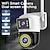 cheap Indoor IP Network Cameras-2MP HD Dual Lens WiFi IP Camera CCTV Security Camera Outdoor Waterproof PTZ Full Color Night Vision IR Camera Motion AI Detection Surveillance Cam