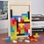 preiswerte Jigsaw-Puzzle-Buntes 3D-Holzklötze-Puzzle, Gehirntraining, Montessori-Lernspielzeug für Kinder zur Verbesserung der Intelligenz &amp; Kreativität