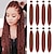 cheap Crochet Hair-8 Pack Ombre Braiding Hair Pre Stretched - 26 100G/Pack Premium Kanekalon Pre Stretched Braiding Hair Extensions Professional Itch Free Hot Water Setting Perm Yaki Texture Prestretched Hair