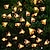 olcso LED szalagfények-napelemes méhek lámpák zsinór napenergia méh tündér zsinór lámpák vízálló 30 led szabadtéri kerti nyári party esküvői karácsonyi dekoráció