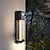 Недорогие наружные настенные светильники-открытый хрустальный настенный светильник водонепроницаемый балкон коридор проход вилла лампа садовые ворота вход простая светодиодная сенсорная лампа