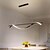 economico Luci a sospensione-lampade a sospensione 100/120 cm lampada a sospensione a led tavolo da pranzo a 3 colori lampada a sospensione lampada a sospensione regolabile in altezza con telecomando lampadario in metallo isola
