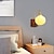 tanie Kinkiety LED-Lightinthebox ceramiczny kinkiet mały kinkiet, rustykalne światło do montażu na ścianie z drewna orzechowego, zabytkowa lampa zagłówkowa, oprawa oświetlenia wewnętrznego do sypialni salon jadalnia