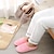 cheap Women&#039;s Slippers &amp; Flip-Flops-Women&#039;s Slippers Fuzzy Slippers Fluffy Slippers House Slippers Warm Slippers Home Daily Solid Color Winter Flat Heel Round Toe Casual Comfort Minimalism Satin Loafer Dark Pink Purple Coffee