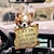 ieftine Pandative Auto și Ornamente-drăguț câine ornament adorabil acrilic animal cuier mașină decor mașină ornament pe două fețe