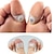 Недорогие аксессуары для сверл-2 шт., магнитная технология для похудения, здоровая тонкая потеря, кольцо для пальцев, силиконовая наклейка для ног, массаж ног, потеря веса, уменьшение