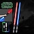 cheap Light Up Toys-1pc Light Up Saber With FX Sound(Motion Sensitive) Retractable Lightsaber Blue &amp; Red &amp; Cool Seven Colors Realistic HandleExpandable Light Swords Set Popular Parent-child Interactive Gift for Halloween