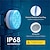 billiga Undervattensbelysning-led poollampor dränkbara med fjärrsugkopp undervattenspoollampa ip68 magnet 13 led ljus lampa rgb för dammpool akvarium