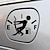 cheap Car Stickers-10Pcs Funny Car Fuel Gage Empty Sticker Car Styling Decal Stickers