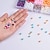 billiga pärltillverkningssats-runda imiterade pärlor akrylpärlor utan hål oborrade berlocker för smyckespyssel att göra heminredning i olika storlekar