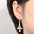 cheap Earrings-Women&#039;s Earrings Classic Flower Shape Fashion Artistic Earrings Jewelry Photo Color For Wedding Party 1 Pair