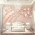 tanie Tapeta kwiatowa i rośliny-fajne tapety fototapeta tapeta kwiatowa naklejka ścienna zakrywająca nadruk klej wymagany las efekt 3D kwiatowy kwiat płótno wystrój domu