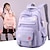 cheap Bookbags-School Backpack Bookbag Cartoon Kawii for Student Boys Girls Multi-function Wear-Resistant Breathable Polyester Oxford Cloth School Bag Back Pack Satchel 22 inch, Back to School Gift