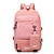 cheap Bookbags-School Backpack Bookbag Schoolbag Solid Color for Girls Large Capacity Oxford Cloth School Bag Back Pack Satchel 11.02*7.08*17.71 inch, Back to School Gift