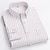 cheap Men&#039;s Dress Shirts-Men&#039;s Light Blue White Dark Navy Long Sleeve Plaid / Striped / Chevron / Round Shirt Collar All Seasons Office &amp; Career Daily Wear Clothing Apparel Print