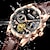 ieftine Ceasuri Quartz-ceas de cuarț sport pentru bărbați de lux binbond, ceas de mână cu cuarț analog din oțel inoxidabil, safir clasic, cronograf cu quartz original, ceas luminos pentru bărbați, rezistent la apă