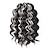 abordables Crocheter les cheveux-Cheveux au crochet Ocean Wave - 9 pouces 8 paquets de tresses au crochet gris ombré extensions de cheveux tressés synthétiques à torsion profonde