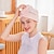 baratos Utensílios de Casa de Banho-touca de cabelo seco feminina super absorvente toalha de cabelo de secagem rápida toalha de cabelo touca de banho artefato 2021 novo turbante espessamento