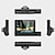 levne Videorekordéry do auta-909 1080p Nový design / HD / Sledování 360 ° Auto DVR 170 stupňů Široký úhel 4 inch IPS Dash Cam s Noční vidění / G-Sensor / Detekce pohybu 4 infra LED Záznamník vozu
