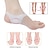 abordables Plantillas-1 par de almohadillas correctoras para la forma de la pierna, cuidado de los pies, herramientas de soporte para el alivio del dolor, corrección del pie plano, plantilla ortopédica para arco,