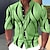 billiga grafiska skjortor för män-herrskjorta grafisk geometri stativ krage blågrön rosa blå grön grå utomhus gata långärmade kläder kläder mode streetwear designer casual