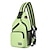 baratos Sacola de livros-1 peça mochila crossbody bolsa de peito com orifício para fone de ouvido mochila de viagem multifuncional mochila escolar, presente de volta às aulas