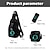 cheap Laptop Bags,Cases &amp; Sleeves-2023 NEW Phone Bag USB Charged Shoulder Bag Waterproof Multifunction Light Reflective Men Chest Bag Fashion Travel Crossbody Bag Anti-Theft