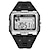 voordelige Digitaal Horloge-Dames Heren Digitaal horloge Sportief Modieus Zakelijk Polshorloge Wekker LCD Kalender WATERDICHT Siliconen Horloge