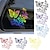 levne Nálepky na auto-1ks motýlích květinových samolepek na auto narozené zdarma vodotěsné vinylové obtisky do auta stylingové autodoplňky