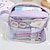 abordables étuis et porte-crayons-Étuis à crayons violets grande capacité stylo sac pochette support boîte pour filles bureau étudiant papeterie organisateur fournitures scolaires, retour à l'école cadeau