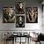 cheap Animal Prints-Animal Wall Art Canvas Prints and Posters Abstract Portrait Pictures Decorative Fabric Painting For Living Room Pictures No Frame