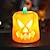 preiswerte Halloween Requisitenbeleuchtung-Halloween-Dekoration: Elektronisches Jack-o-Lantern-Kerzenlicht, tragbares Kerzenleuchter-Nachtlicht, Geisterfest-Dekoration, Requisiten-Atmosphären-Layout, geeignet als herbstliche Erntedankfest-Tischdekoration