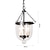 cheap Pendant Lights-Pendant Light Fixtures  Retro Gold Black Copper 3 Light Hanging Light Industrial Style Transparent Glass lampshade Chandelier Ceiling Lighting for Living Room Study Office Lighting Fixture 110-240V