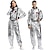 abordables Déguisements de couple et de groupe-Homme Femme Astronaute Costume de Cosplay Pour Mascarade mardi Gras Adulte Collant / Combinaison Chapeau