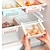billige Kjøkkenoppbevaring-kjøleskap multifunksjonelle lagdelte kjøleskapshyller fersk skillehylle kjøkken kjøleskap oppbevaring