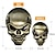 Недорогие Автомобильные наклейки-Хэллоуин череп логотип наклейки эмблема значок 3d металлический корпус наклейки украшения автомобиля