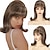 billiga Kostymperuk-bikupa peruk kastanjebrun kvinnor 60-tal 70-tal peruk med lugg lockigt syntetiskt vintage drag queen peruker cosplay party peruker
