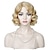billiga Kostymperuk-1920-talsklaff vågig peruk med pannband finger vågig vintageperuk 20-tals lockig vågig peruk smutsigt blond cosplay kostym hår