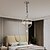cheap Candle-Style Design-Modern Clear Crystal Chandelier Adjustable 1/6/8 Lights Crystal Glass Flush Mount Hanging Ceiling Pendant Light Classic Candle Style Lighting Fixture E12/E14 for Bedroom Living Room Hallway Entry 110-240V