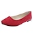 cheap Women&#039;s Flats-Women&#039;s Flats Slip-Ons Xmas Shoes Plus Size Comfort Shoes Outdoor Christmas Daily Solid Color Summer Flat Heel Pointed Toe Elegant Casual Comfort Faux Suede Loafer Wine Red Black Blue Fluorescent