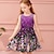 cheap Girl&#039;s 3D Dresses-Girls&#039; 3D Graphic Floral Dress Sleeveless 3D Print Summer Spring Sports &amp; Outdoor Daily Holiday Cute Casual Sweet Kids 3-12 Years Casual Dress A Line Dress Tank Dress Above Knee Polyester Regular Fit