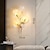 זול אורות קיר פנימיים-תאורת קיר LED עיצוב פרח פנים לבן מנורות קיר מתכת לבן בסגנון מינימליסטי אלומיניום סלון חדר שינה מסדרון אור קיר 110-240v