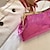olcso Retikülök és estélyi táskák-Női esti Bag Kuplung táskák PU bőr Napi Lánybúcsú Menyegző Vízálló Anti-Dust Tömör szín Ezüst Fekete Világos rózsaszín