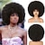 preiswerte Trendige synthetische Perücken-Weiße Afro-Perücke für schwarze Frauen, leimlose Wear-and-Go-Perücke, hitzebeständige 70er-Jahre-Perücke, synthetische Afro-Perücke für Party- und Cosplay-Kostüme, Halloween-Perücken