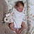 halpa Aitoa muistuttavat nuket-18 tuuman vastasyntyneen vauvan kokoinen rosalie reborn doll premium meikki käsintehty 3D iho huippulaadukas keräilytaide nukke