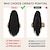 Недорогие Конские хвостики-длинный вьющийся хвост на шнурке для женщин 26 черный вьющийся хвост наращивание волос синтетические зажимы в хвосте на шнурке для повседневного использования