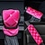 baratos Interiores personalizáveis para automóveis-Conjunto de acessórios para interior de carro feminino bling, capa protetora de pelúcia universal para cinto de segurança/caixa de câmbio/freio de mão/espelho traseiro, almofada de apoio de braço
