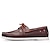 cheap Men&#039;s Slip-ons &amp; Loafers-Men&#039;s Casual Shoes Retro Tassel Shoes Walking Vintage Casual Chinoiserie Daily Leather Comfortable Slip Resistant Booties / Ankle Boots Loafer Dark Red Light Brown Orange / Black Spring Fall