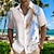 billiga hawaiianska lapelskjortor för män-Herr Skjorta Fjäder Nedvikt Gul Blå Utomhus Gata Kort ärm Mönster Kläder Mode Designer Ledigt Mjukt